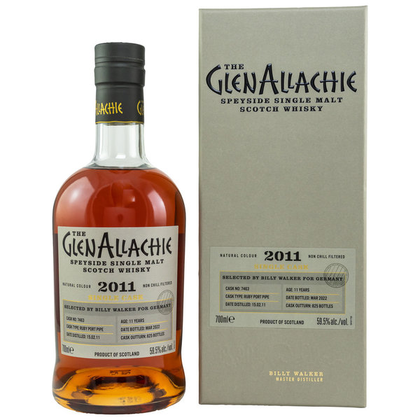 GlenAllachie 2011/2022 - 11 Jahre - Ruby Port Pipe #7463