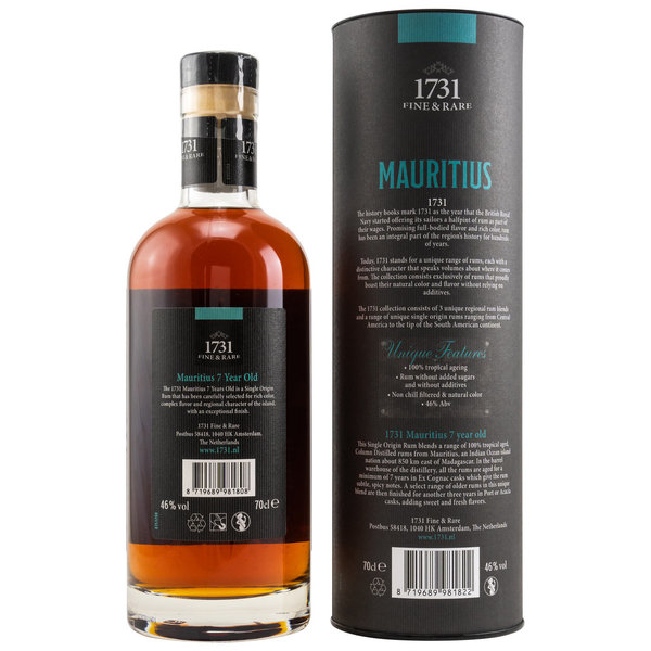 1731  Fine&Rare Rum - Mauritius - 7 Jahre