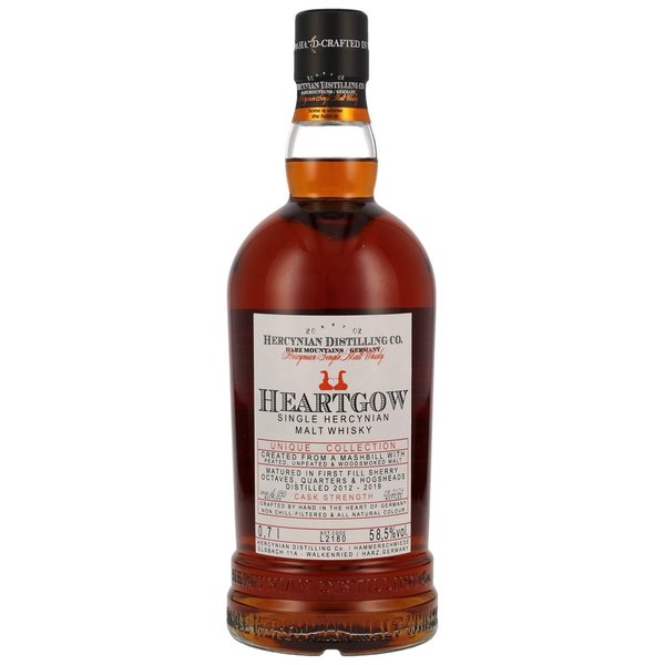 Elsburn Heartgow - Hercynian Single Malt Whisky - Cask Strength 58,5% - Voluptuous
