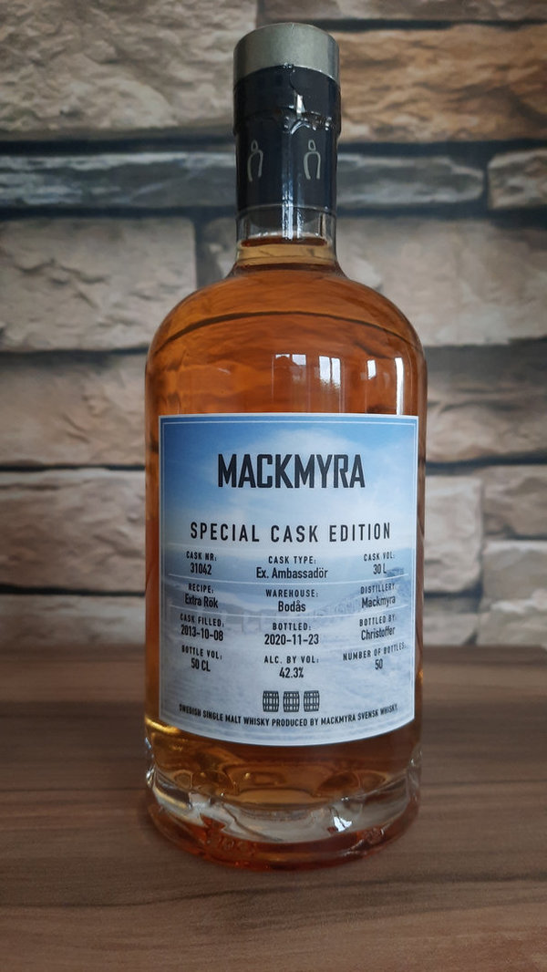 Mackmyra Special Cask Edition Winterlabel 2021/2022 Ex-Ambassadör#Cask 31042