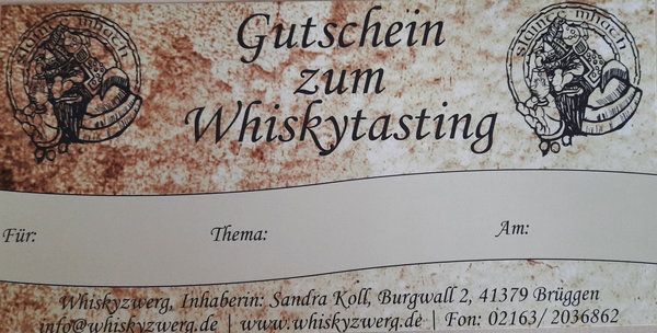 Whiskytasting "Whisky aus Weinfässern" am 18.03.2023