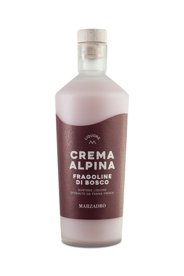 Marzadro Crema Alpina Fragoline di Bosco Likör; 0,7l - 17%