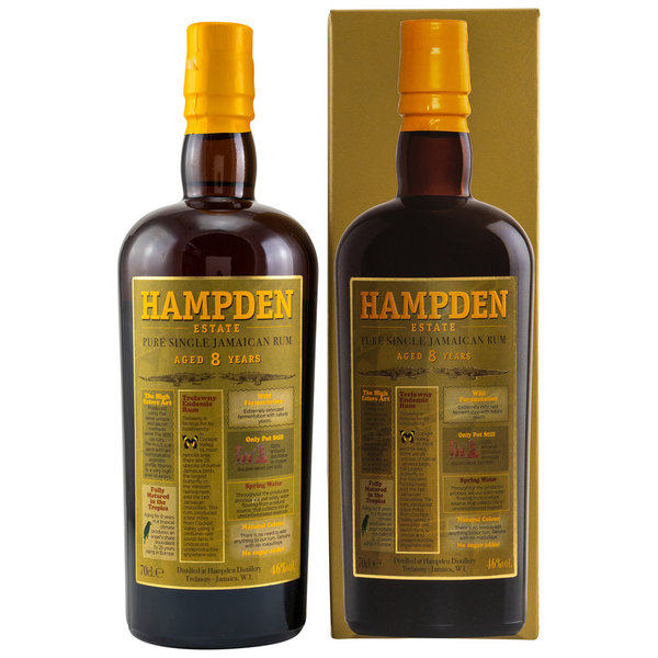 HAMPDEN 8 Jahre - Pure Single Jamaican Rum