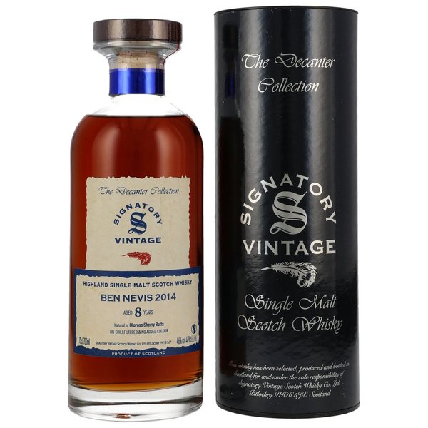 Ben Nevis 2014/2023 Signatory Vintage The Decanter Collection